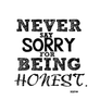 Being Honest