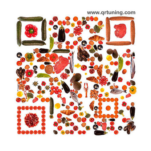 Qr Code In Food Food QR Code by cabreraluengo on DeviantArt