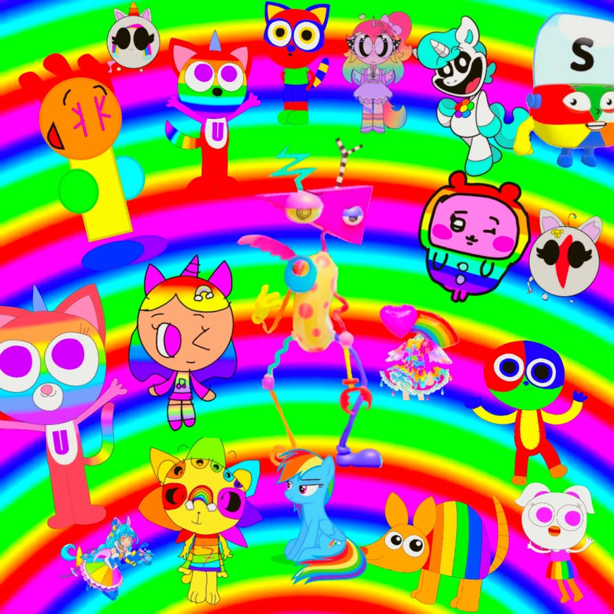 Colorzas Top 19 Fav Rainbow Characters by mhs66hbackup on DeviantArt
