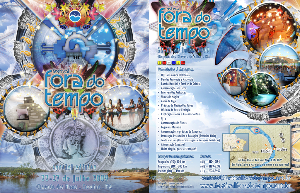 Fora do Tempo 2009 - Flyer