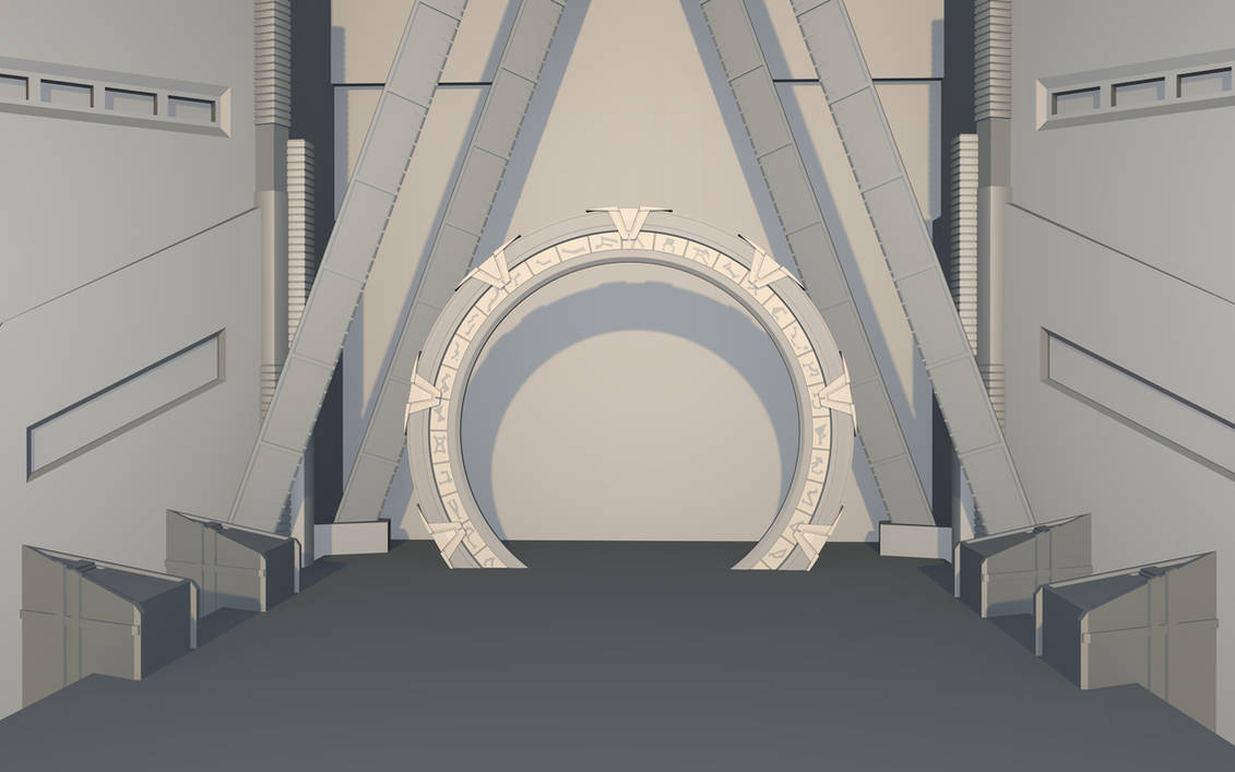 Stargate Atlantis hall by BimboOCodex on DeviantArt