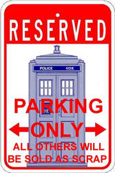 TARDIS Parking Only-Carthoris