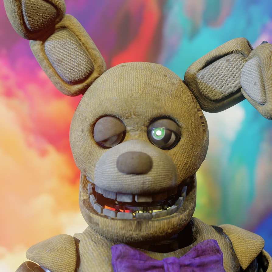 fnaf movie springbonnie retexture by adaped on DeviantArt