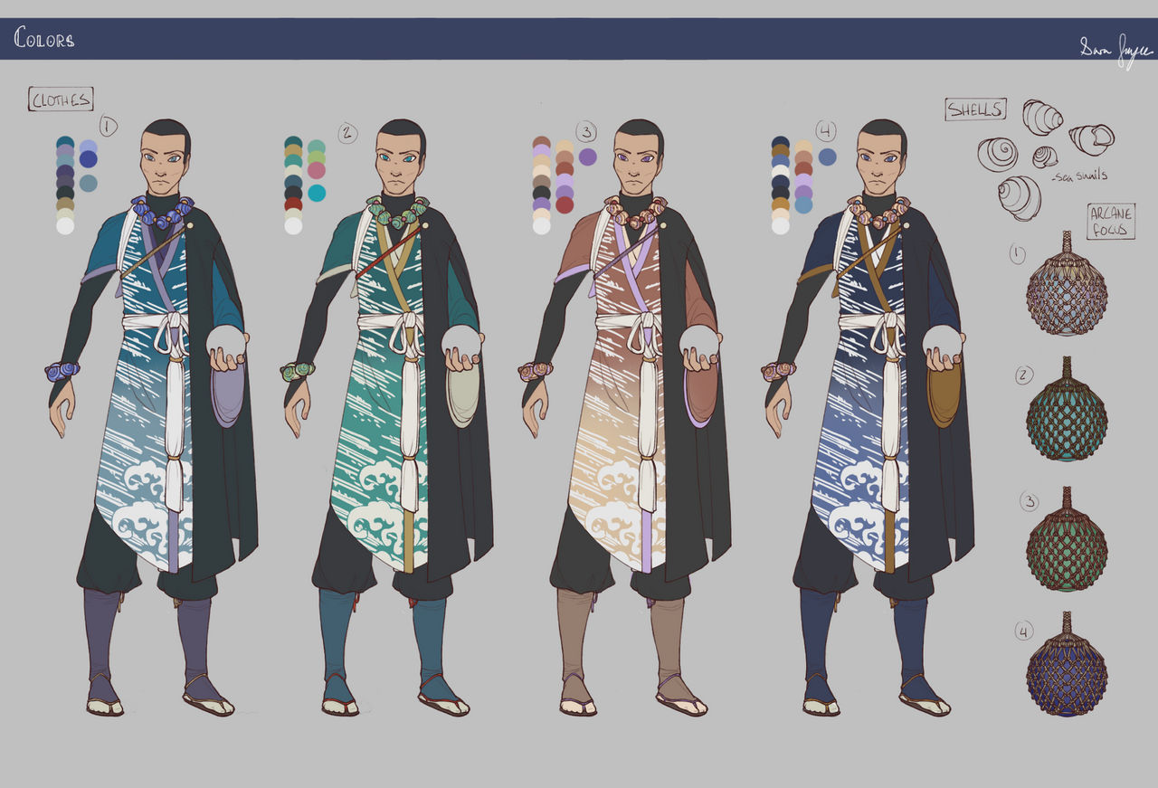 Sorcerer: Final Design/Color Tests