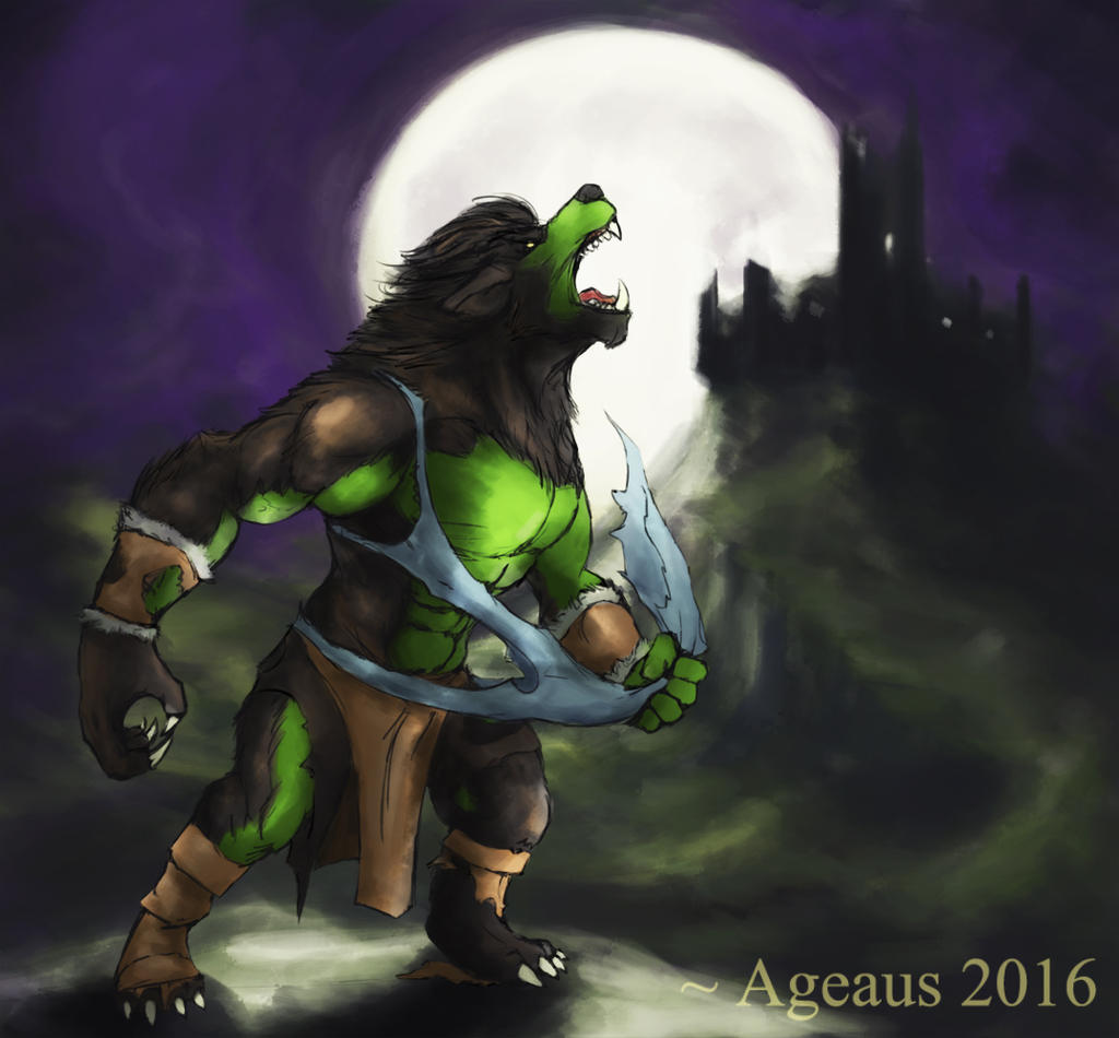Werebear by Ageaus on DeviantArt