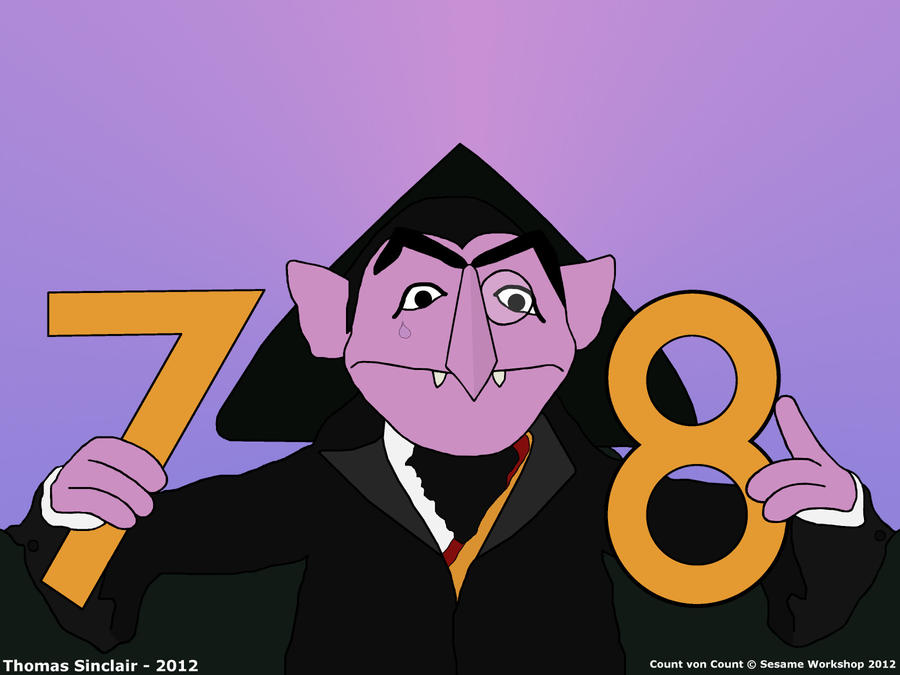 Count von Count - 78 ah ah ah by TomFraggle on DeviantArt