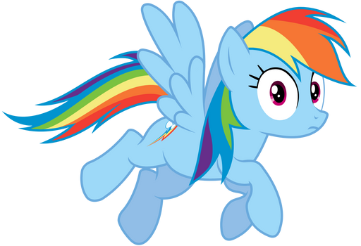 Rainbow Dash Looking At Us or You