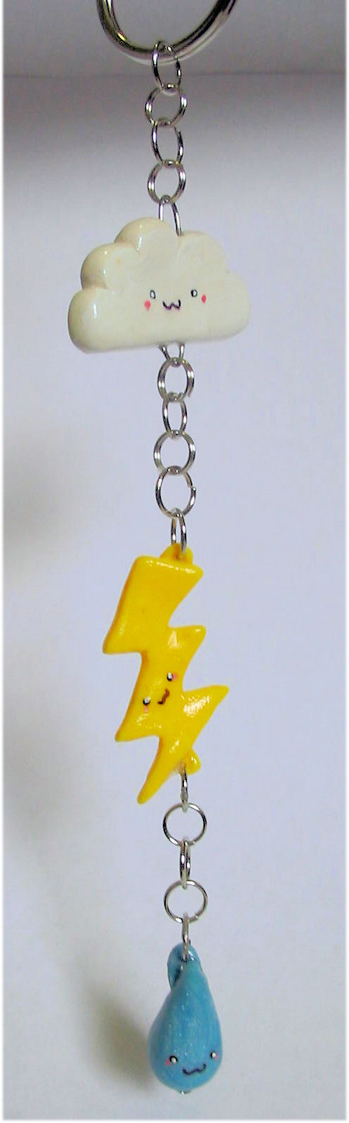 Stormy Cloud Keychain