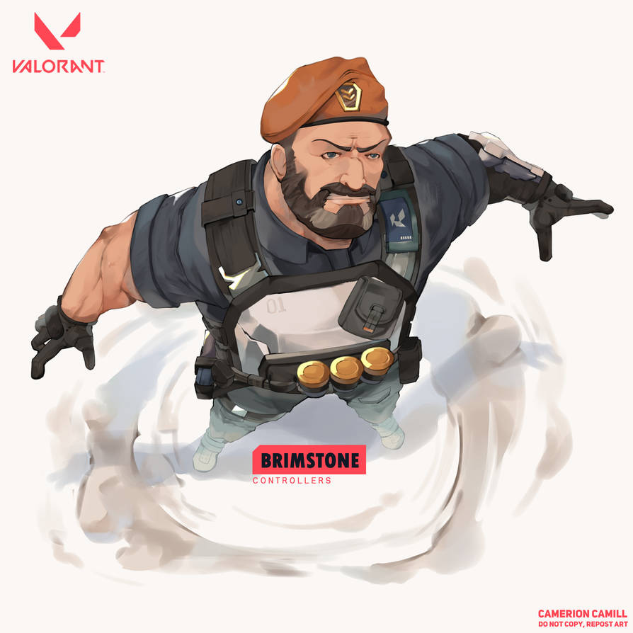 Fanart Brimstone Valorant by CamerionCamill on DeviantArt