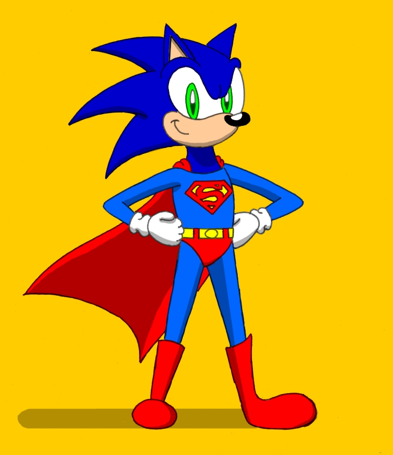 Sonic as Superman