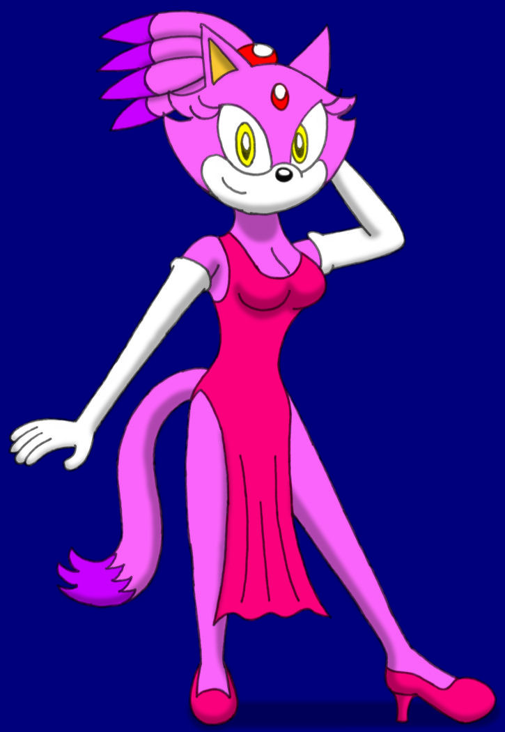 Blaze In A Prom Dress