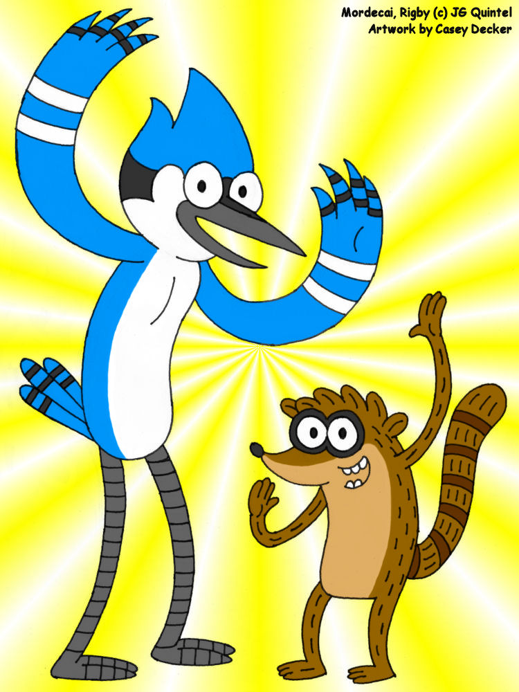 Mordecai and Rigby by CoolCSD1986 on DeviantArt