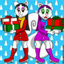 Squirrel Sisters Christmas Shopping