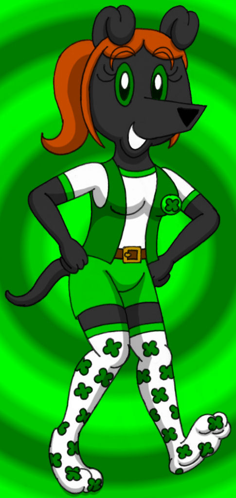 Ebony's Irish Outfit