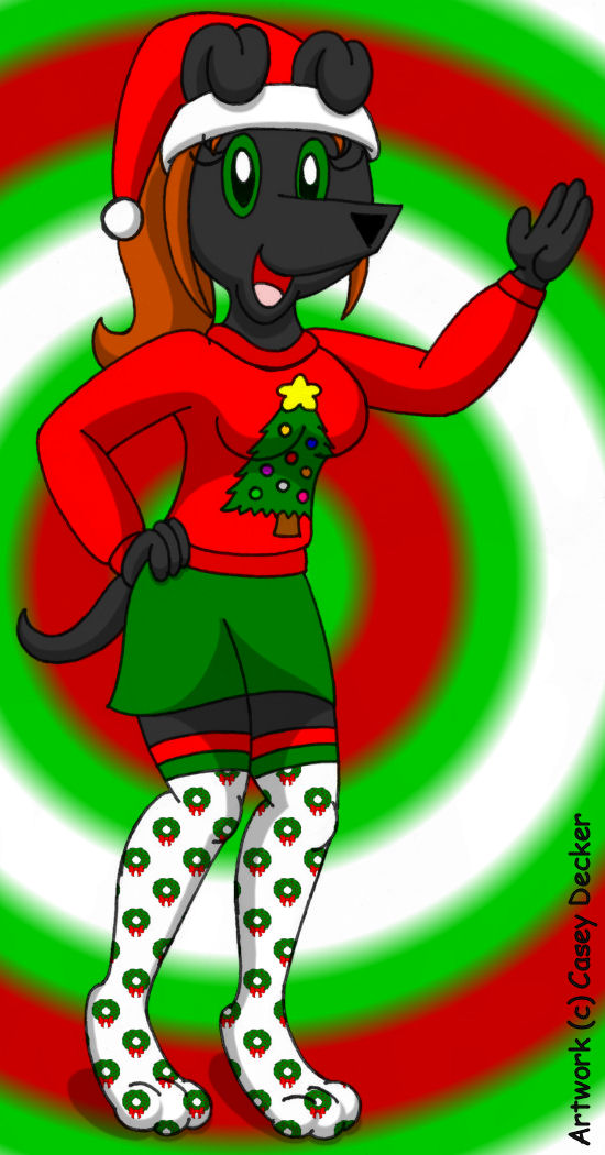 Ebony's Christmas Outfit