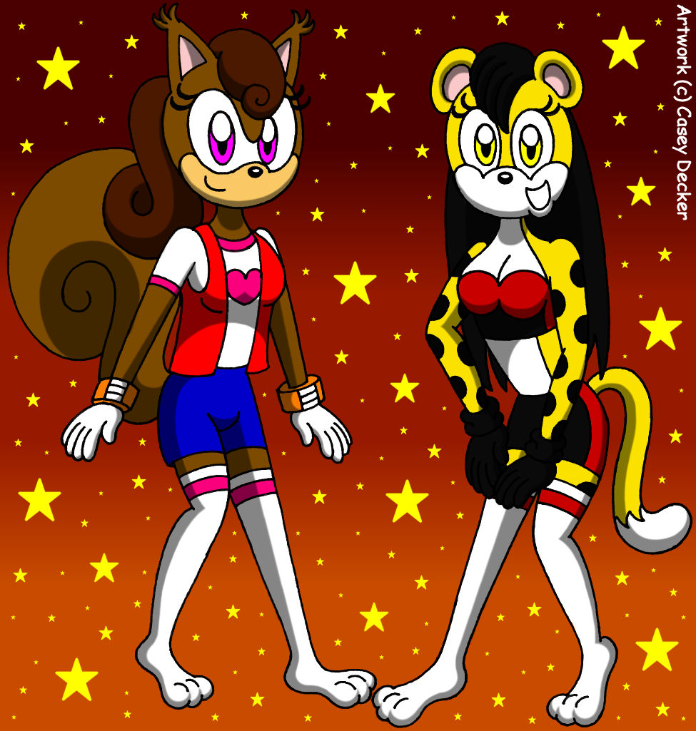 Abby and Kathy - Sonic Girls In Socks