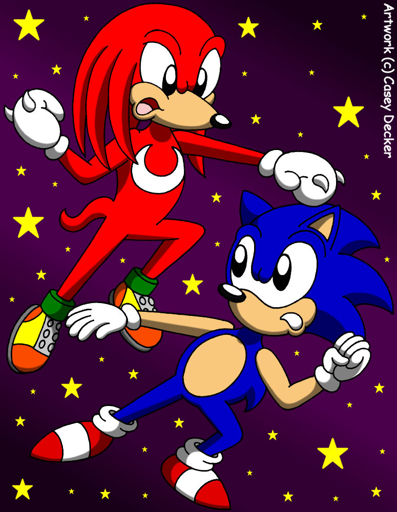 Sonic Tournament Round 1- Mighty vs Knuckles by SonicShadow2 - Fanart  Central