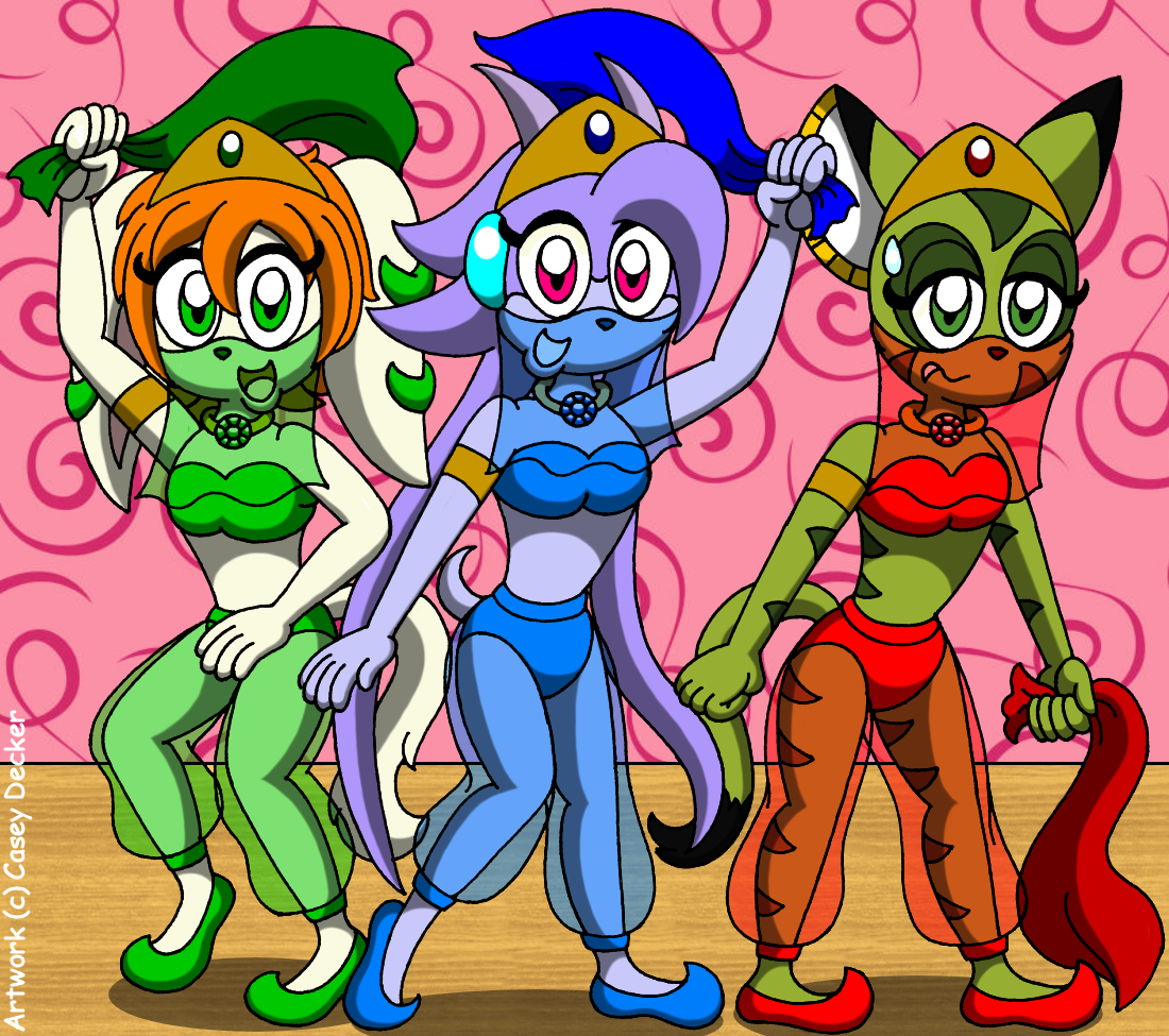 Freedom Planet Belly-Dancers