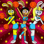 Hayai's Cheer Bunny Trio