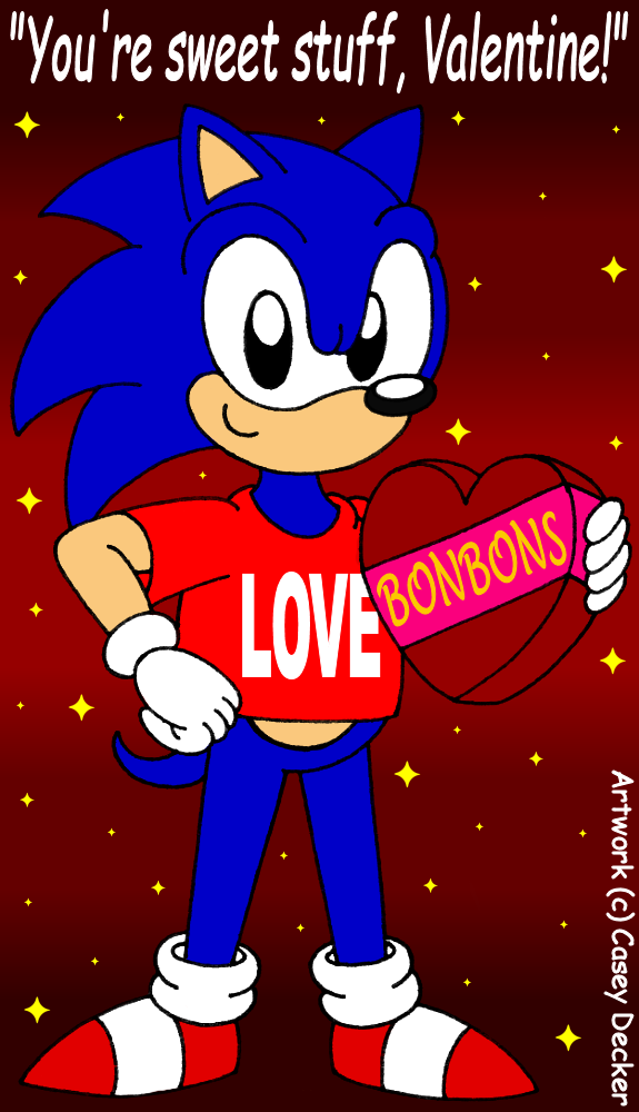 Sonic The Hedgehog Valentine Card by CoolCSD1986 on DeviantArt