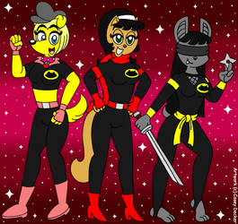 Allison, Kitty, And Kimiko: Team Katswell Girls