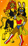 Wonder Woman Vs. Cheetah: Furry OC Edition by CoolCSD1986