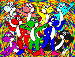 Yoshi's Rainbow Colors