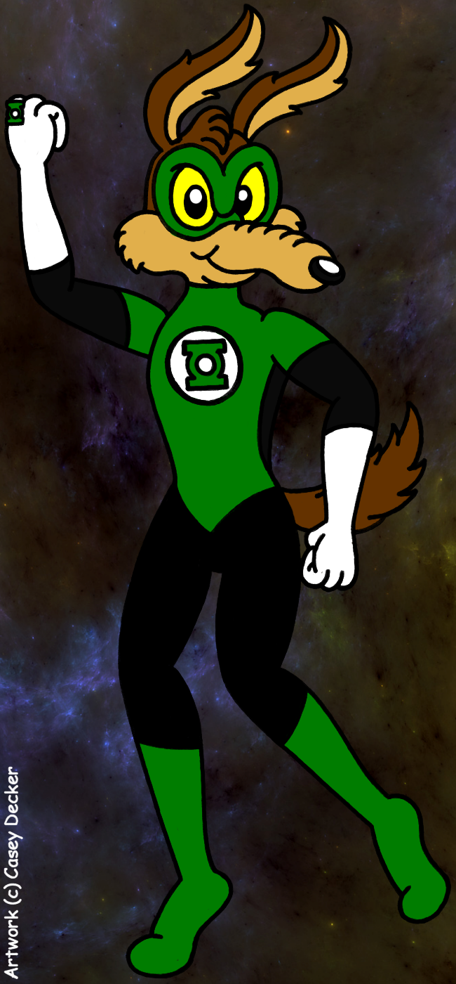 Wile E. Coyote As Green Lantern by CoolCSD1986 on DeviantArt