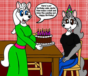 Cindy's Birthday Surprise From Clara - GIFT ART by CoolCSD1986