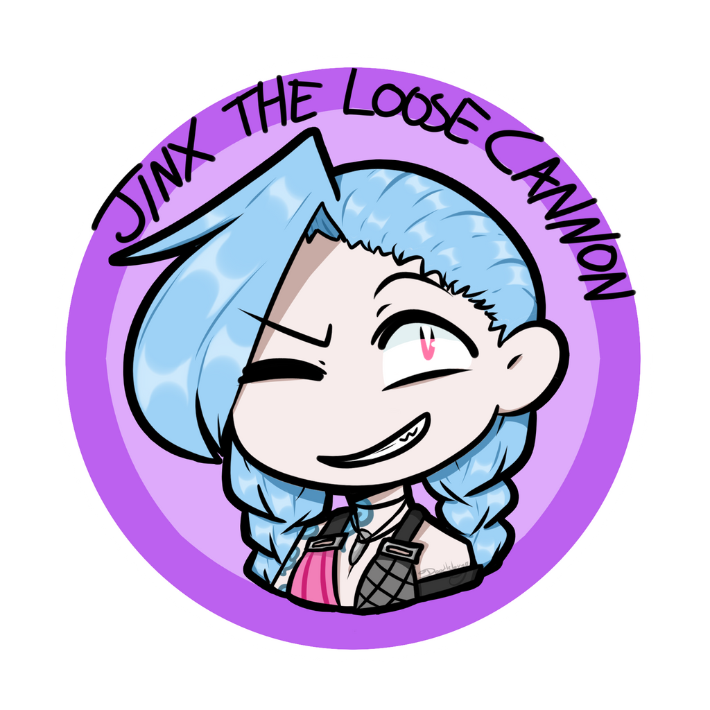 Jinx Sticker by D00dlebugg on DeviantArt