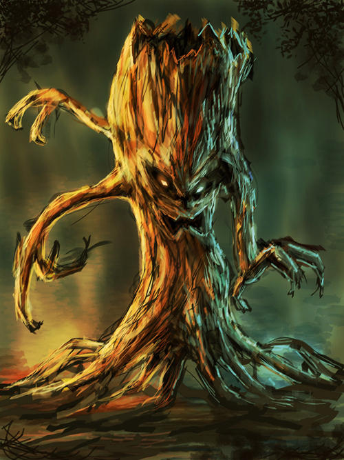 ipad angry tree sketch by vofff on DeviantArt