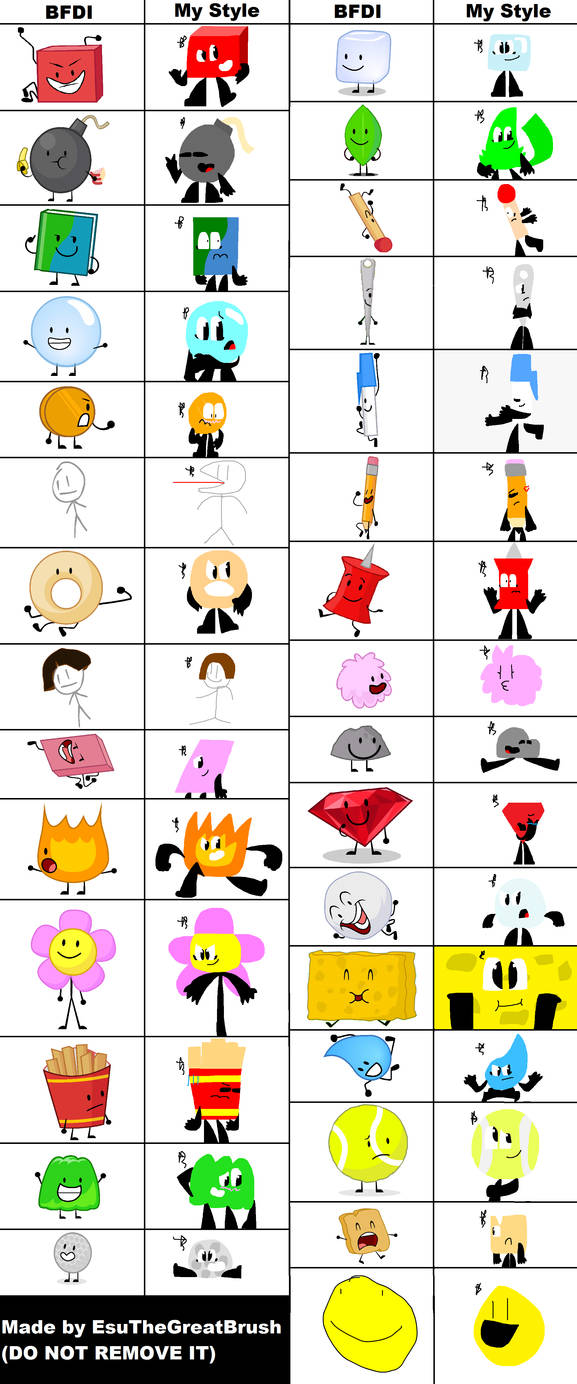 (BFDI) remake of the remake of the original by CantStopTinkle05 on ...