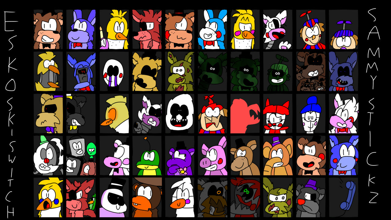 FNAF Ultimate Custom Night by CantStopTinkle05 on DeviantArt
