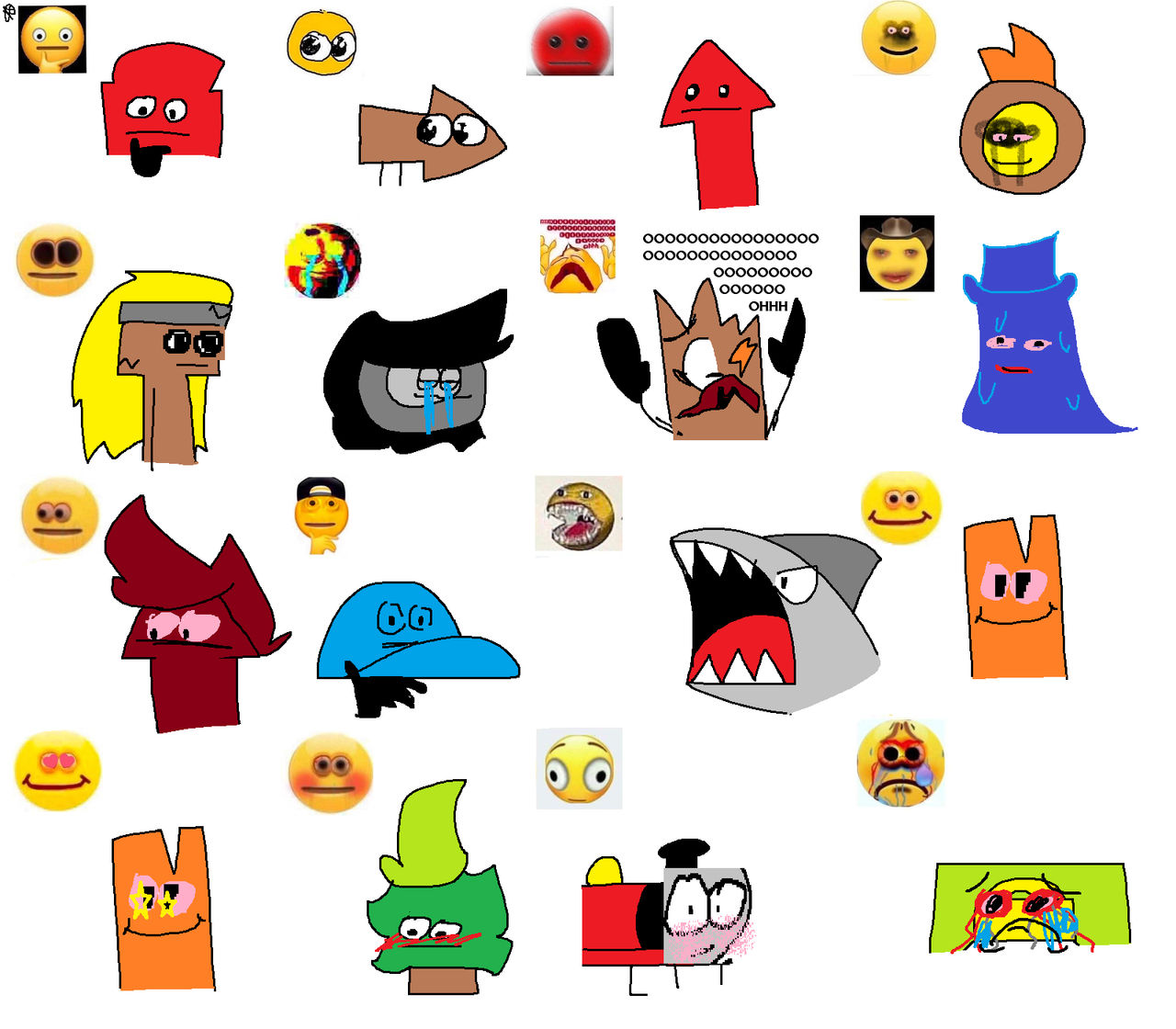 Cursed Emojis by KrypticQuartz on DeviantArt