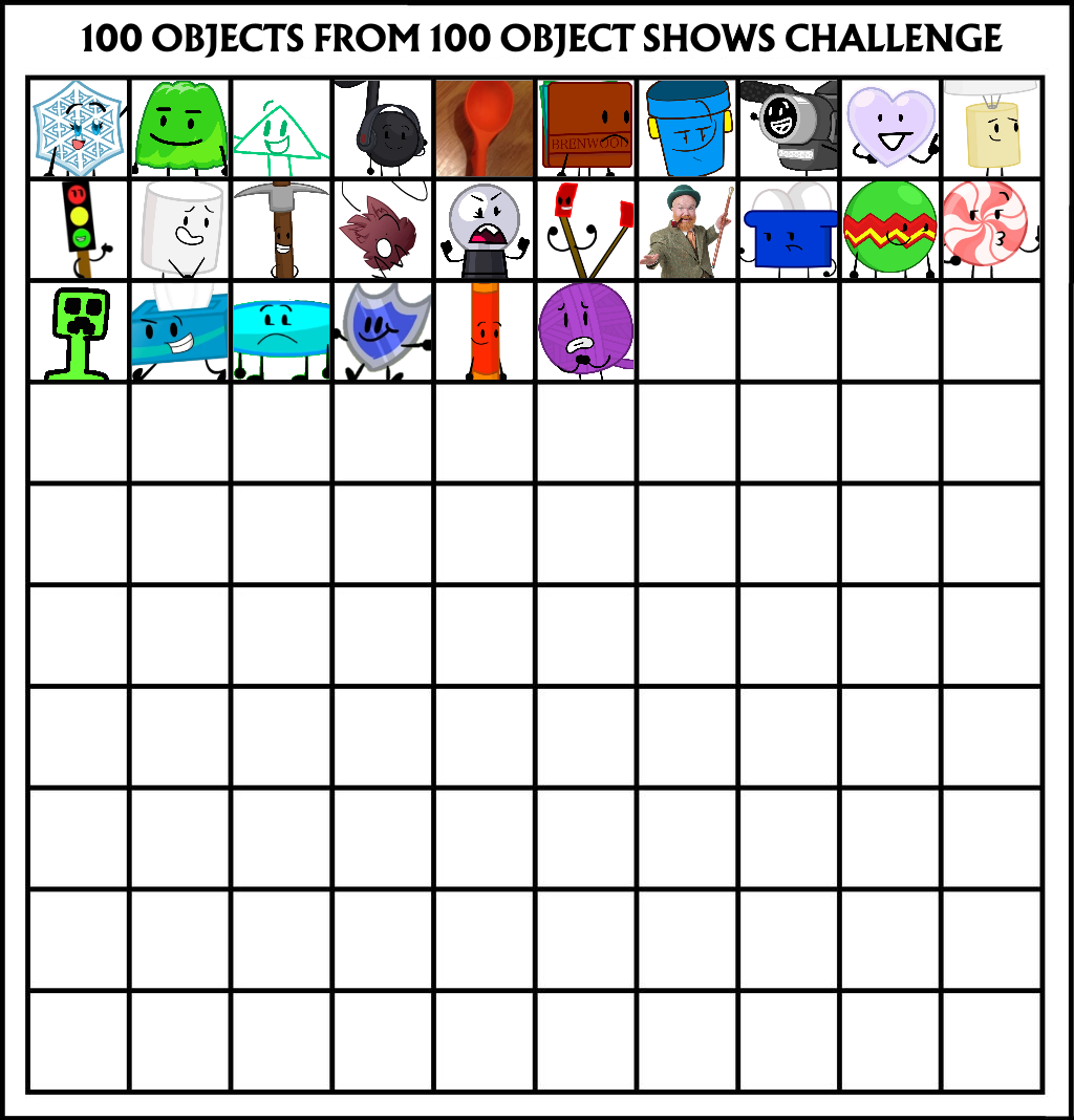 100 OBJECTS FROM 100 OBJECT SHOWS CHALLENGE by CantStopTinkle05 on ...
