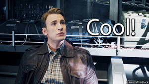 (GIF) Steve Rogers (Captain America): Cool!