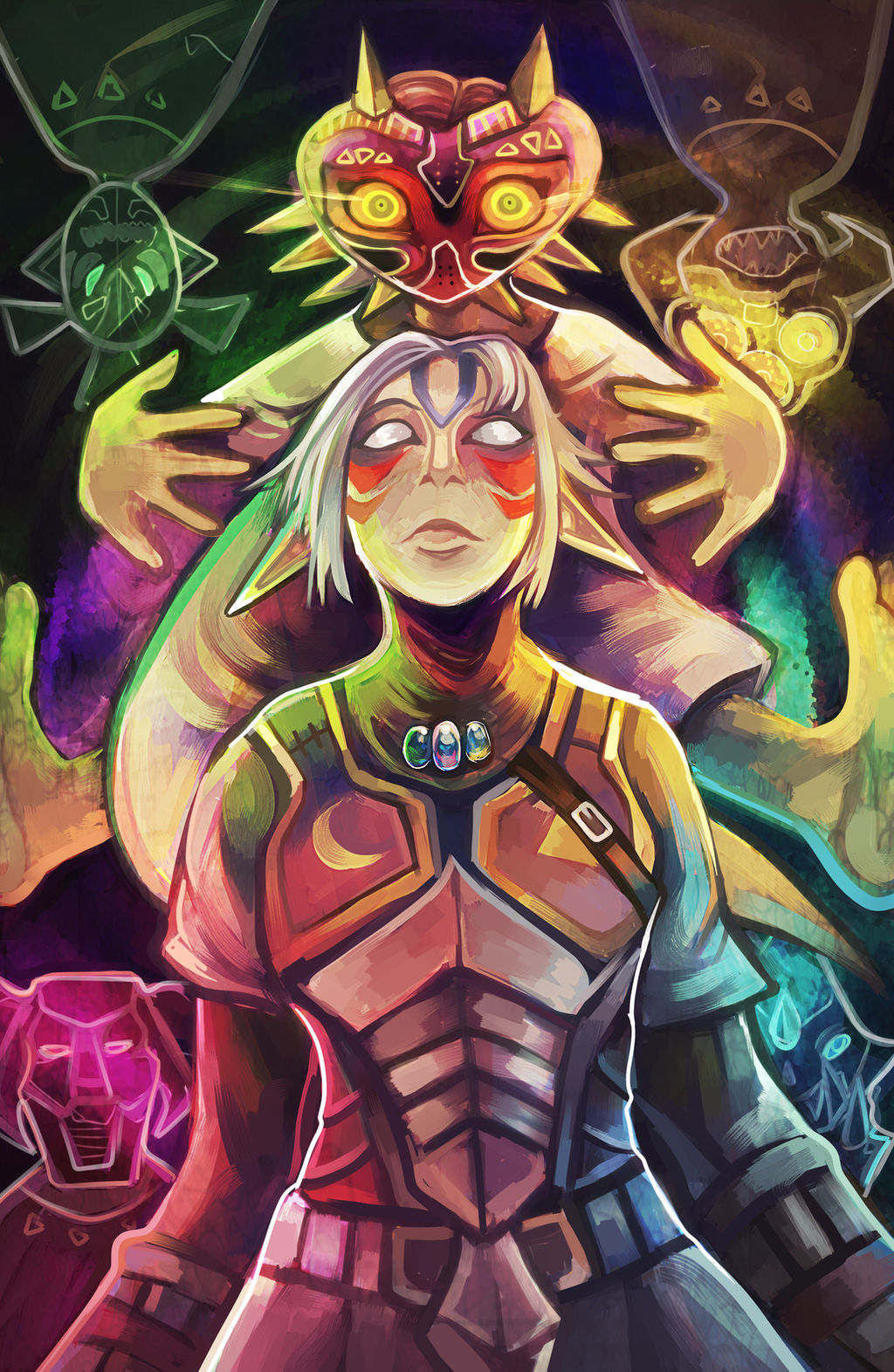 Fierce Deity's Mask by Lunaros