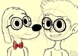 Mr. Peabody and Sherman by Thetruffulacupcake