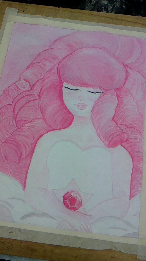 Rose Quartz painting