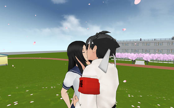 Yandere Simulator - Budo and Horuda kissing