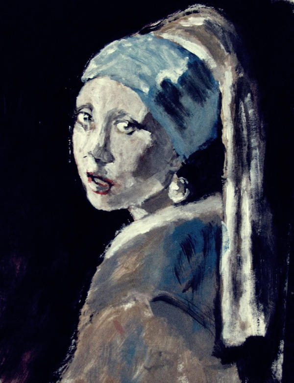 Girl with the Huge Pearl Earring