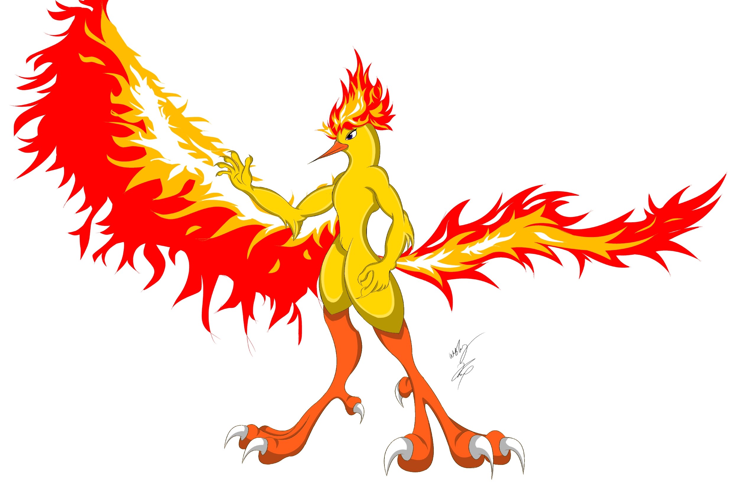 Pokemon Go Moltres Valor by DJBshadow on DeviantArt