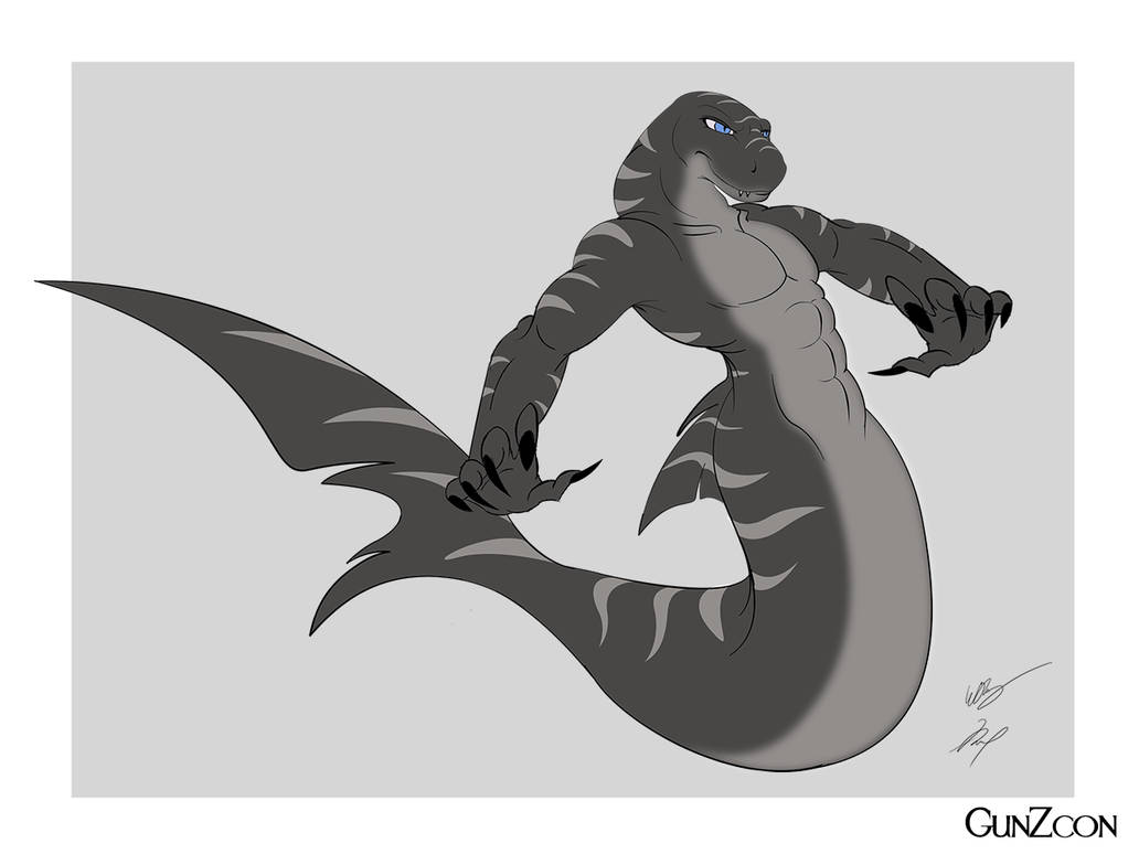 Merman Form Rex's Merman Form Concept by GunZcon on DeviantArt