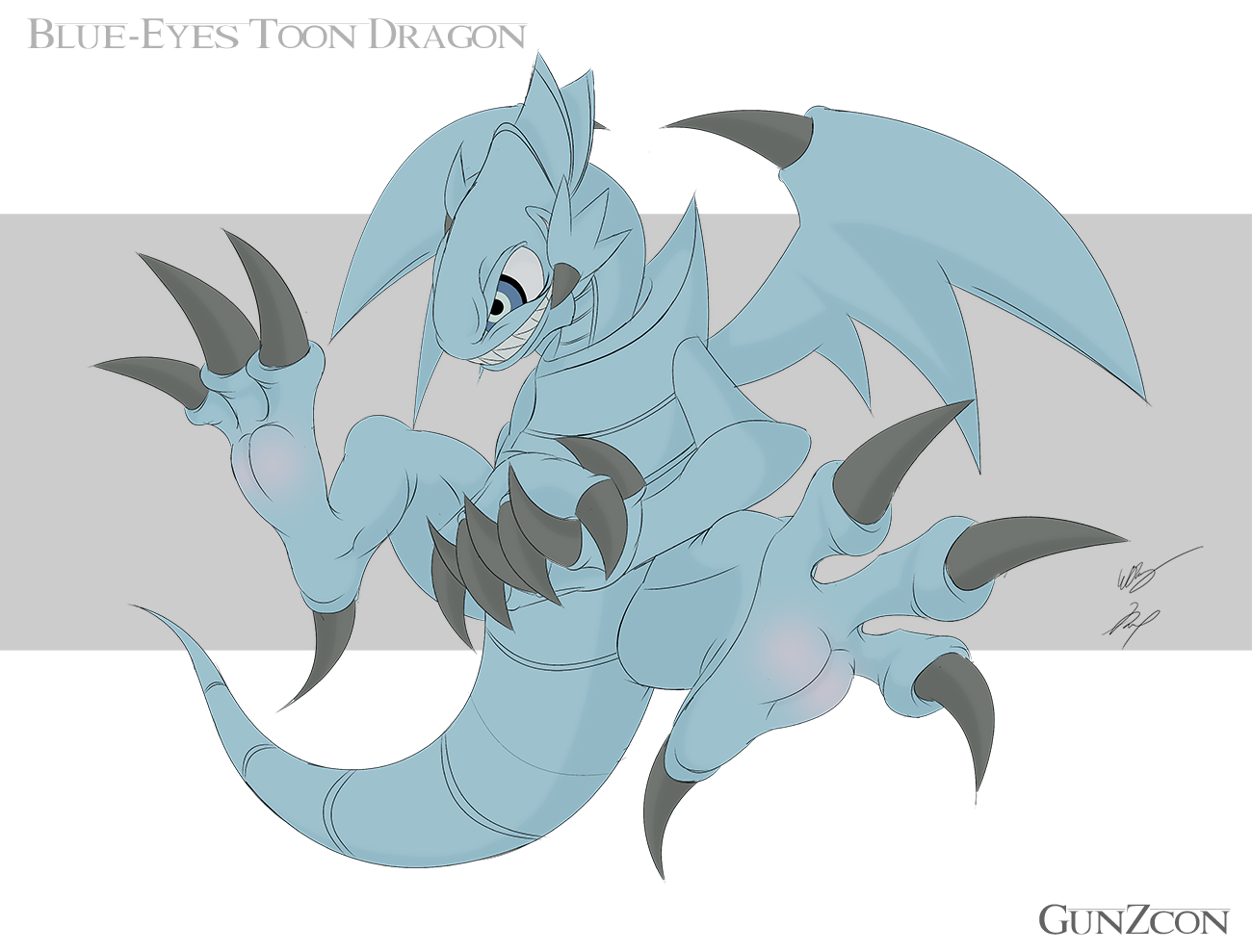 Blue Eyes Toon Dragon by GunZcon on DeviantArt