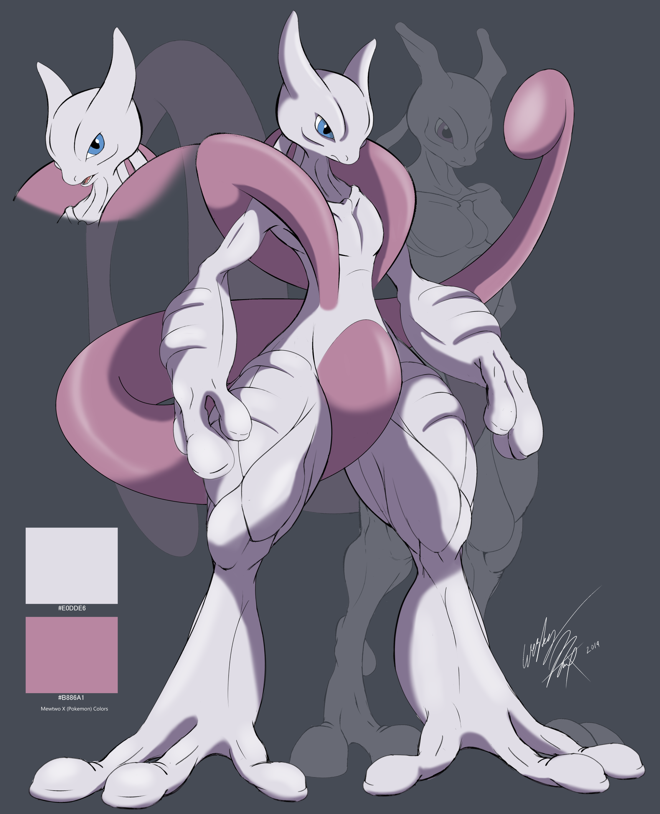 Mega Mewtwo X by Waito-chan on DeviantArt