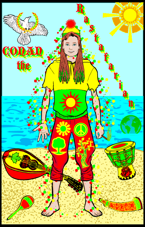 CONAN the Rastafarian