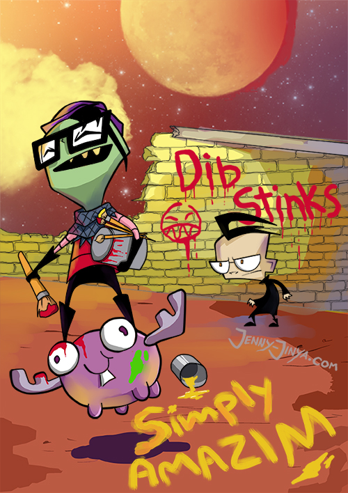 Invader Zim Dark Harvest Fanart - Calido Wallpaper