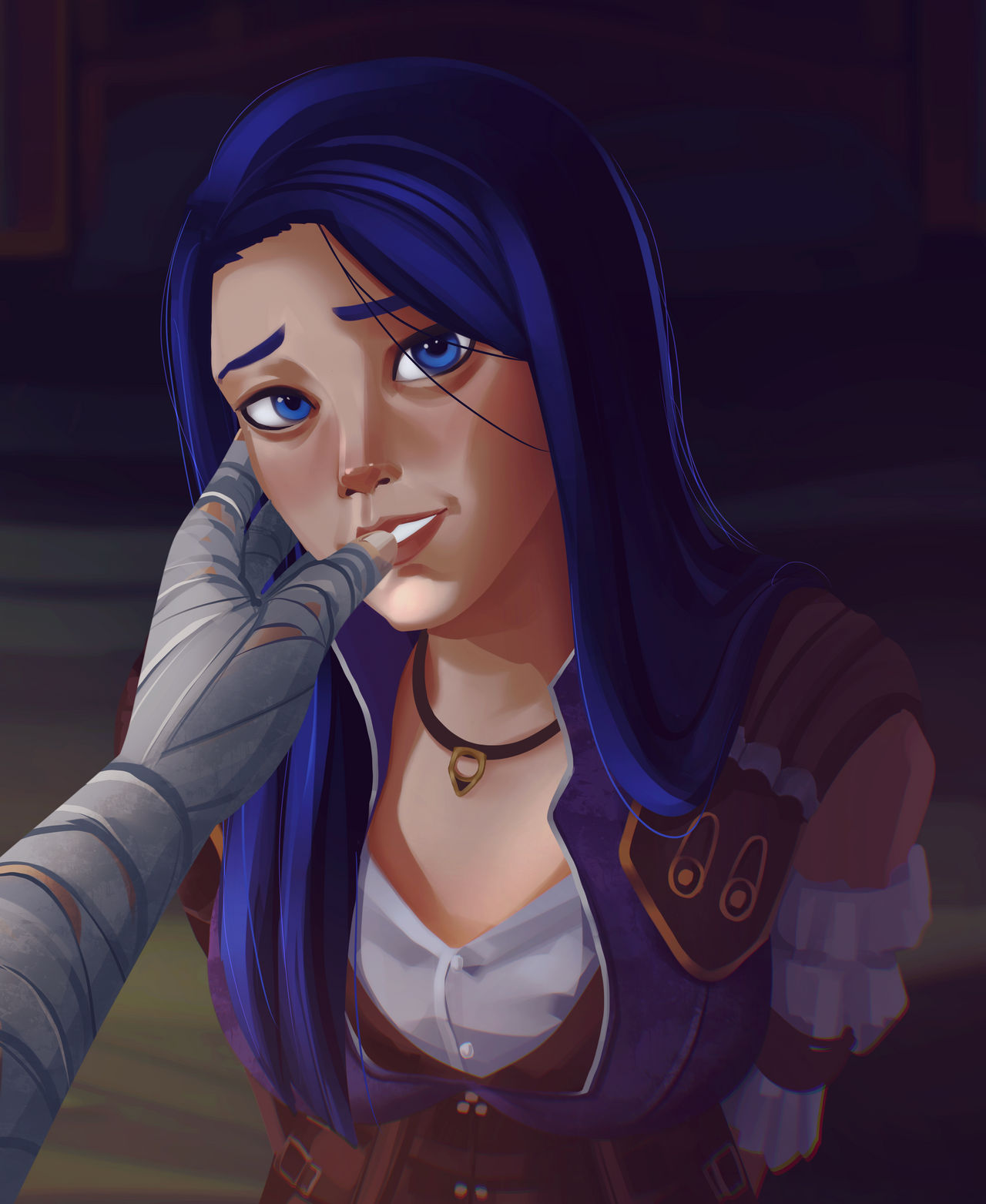 Arcane fan art Caitlyn by Salostah on DeviantArt
