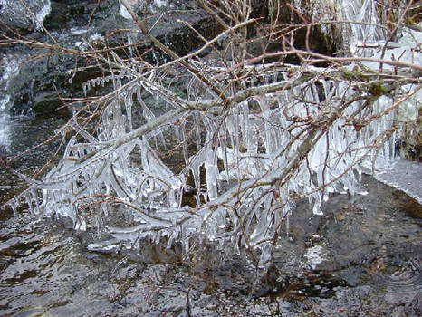 ice on the hills