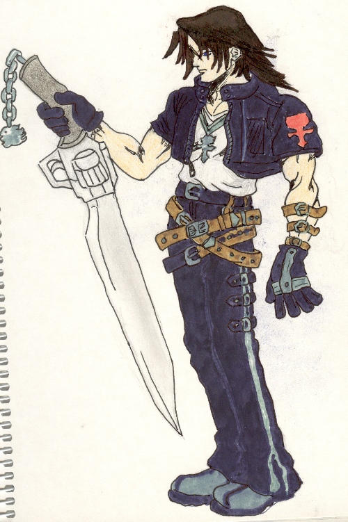 Squall Kingdom Hearts by NewJillValentine88 on DeviantArt